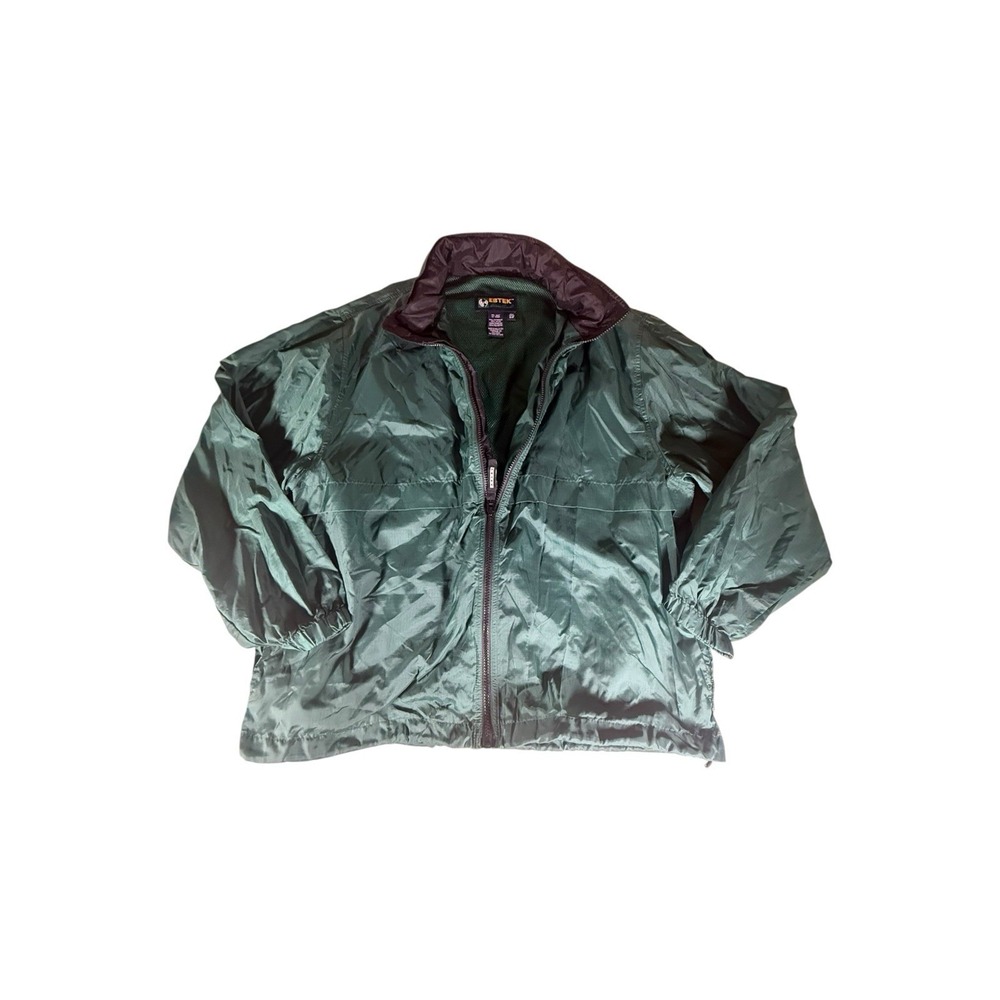 VINTAGE Eddie Bauer Ebtek Jacket Adult Small Green Fishing Outdoor Mens